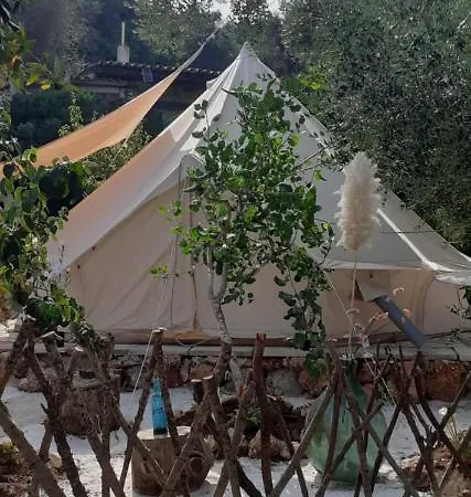 Farm Glamping Tent On Acquaviva Bay Luxe tent *